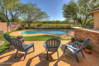 Back yard with Golf course views