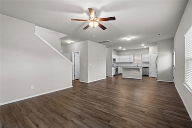 Living, Dining, Kitchen