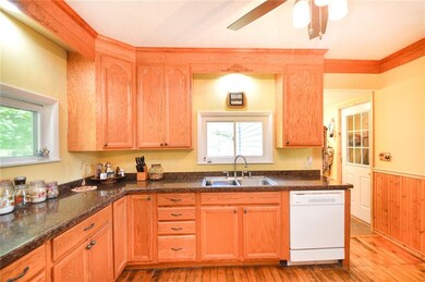 Kitchen with newer windows and dishwasher