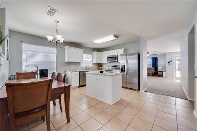 Freshly painted kitchen cabinets