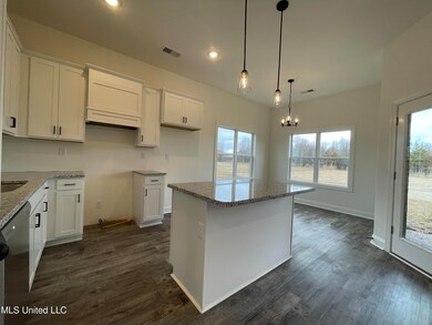 kitchen with breakfast view