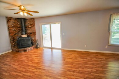 Tons of space in the great room with views of the 