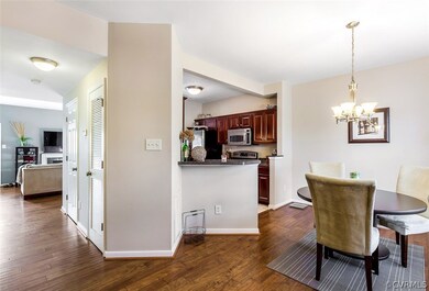 Foyer view toward Breakfast Nook, Kitchen and Fami