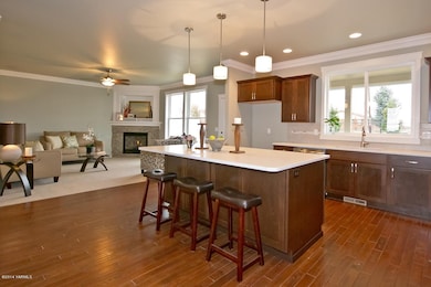 Kitchen Open to Living Room