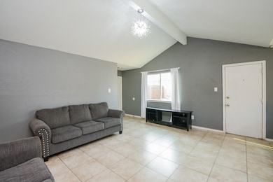 Another angle of the living area.