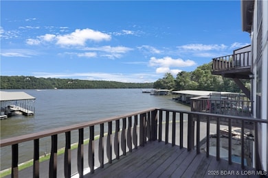 Lakeview from deck off bedroom.