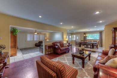 Living Room, Family Room and Dining Room