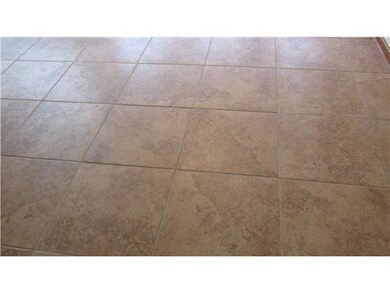 Tile floor in kitchen........