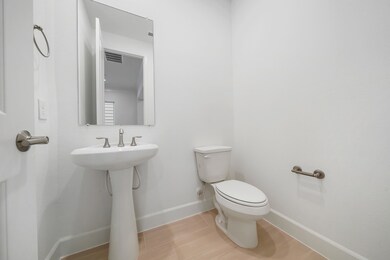 The Powder Bath located on the first floor for eas