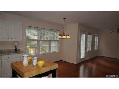 This is the view from the kitchen looking into the