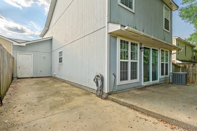 Back yard patio.
