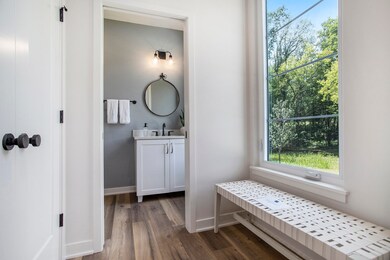 Hall to Powder Room