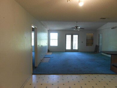 view of living room from front door