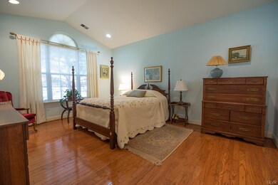 Gorgeous Master Bedroom with Cathedral Ceiling and