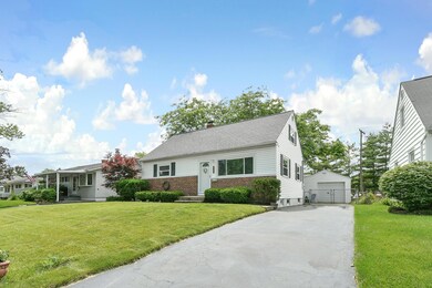 View of Home & Detached Garage