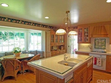 Remodeled Kitchen with a bay window eating area.
