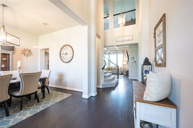 Gorgeous entry way, real wood floor throughout main areas