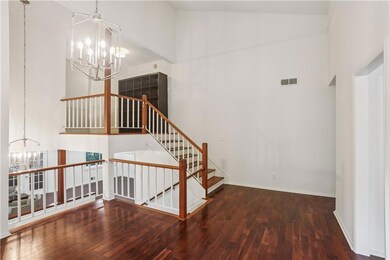 Stairway to third floor