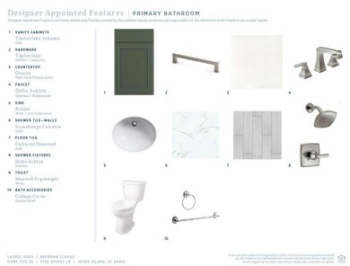 primary bath selections