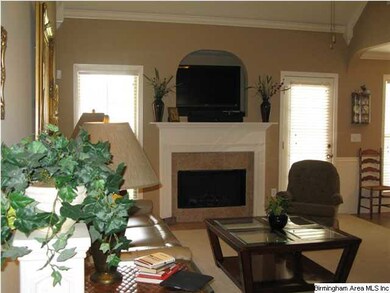 A close up view of the family room