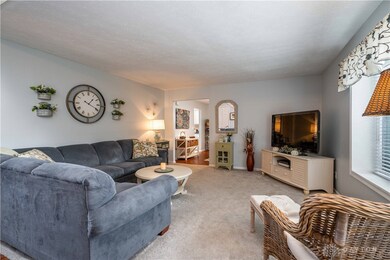 Living room view from entry