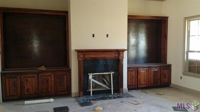 Fireplace with built-ins. Will have wood laminate 
