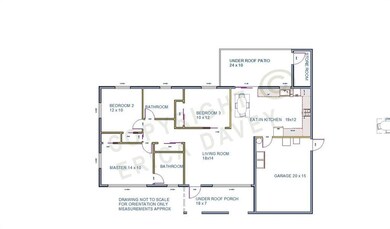 Floor plan for orientation only.
,