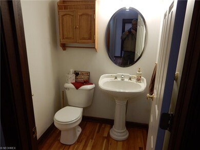 First floor half bath.