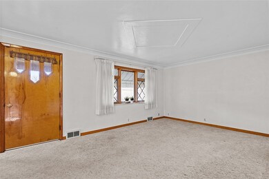 The front door entrance to the Living Room.
