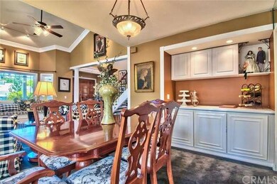 View from Formal Dining Room showing build in buff