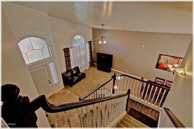View from upstairs landing