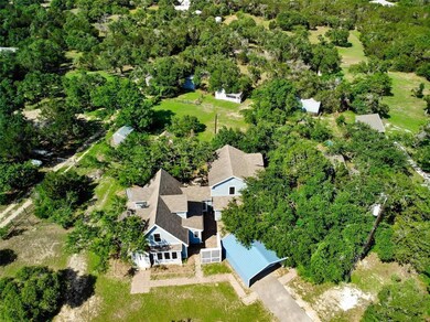 Aerial overview of property's location