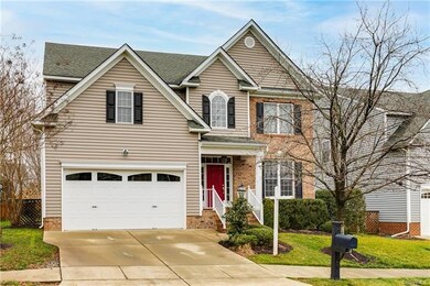 This home features a 2 car garage with storage and