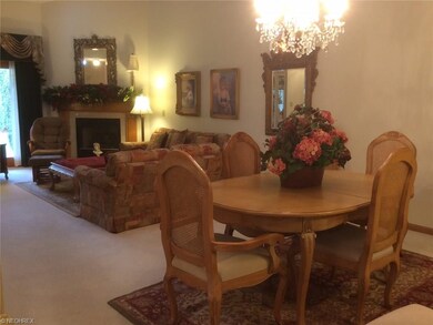 Great Room View -- Dining End with common wall to 