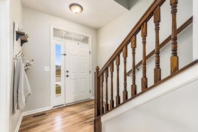 View of front door