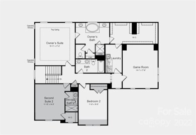 Structural options added include: second suite with full bathroom, tray ceilings, fireplace, screened covered outdoor living, study, shower ledge at owner's bath, door to laundry from owner’s closet, fireplace, laundry tub, insulation at exterior wall in garage.