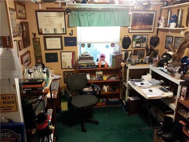Bedroom. See that guy in the window? This is his b