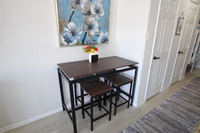 Dining nook for casual meals.