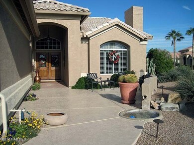 Front Entrance w/Water Feature