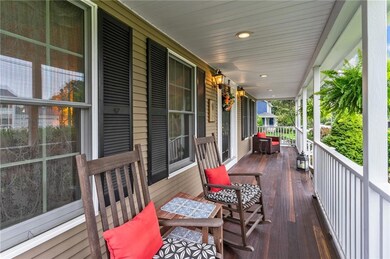 Beautiful Mahogany Porch.