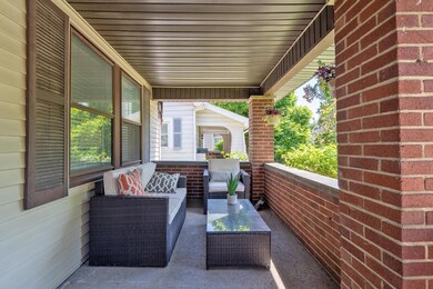 Large, welcoming front porch.
