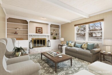 staged family room