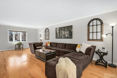 Another view of the living room. New bay window overlooks the backyard.