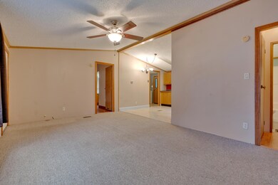 Living room looking toward primary