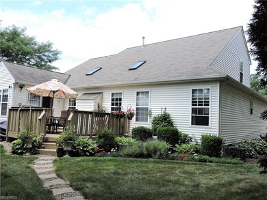 2 tier deck overlooking the beautifully landscaped