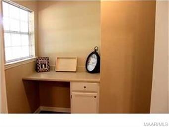 Built-In Desk Area off Kitchen