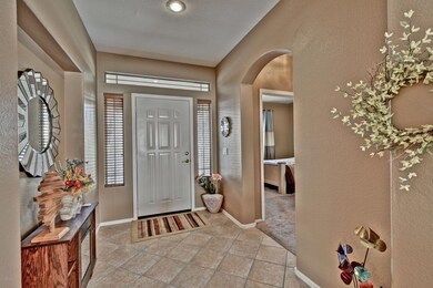Entry hall to spacious great room