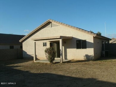 rear of home