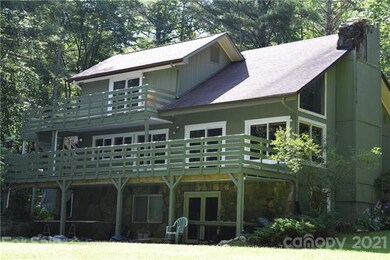 chimney facade and deck being repainted