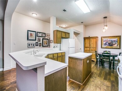 Kitchen - looking from Living area towards front o